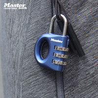 玛斯特 密码锁小型迷你挂锁健身房更衣柜行李箱拉杆箱锁学生锁633D