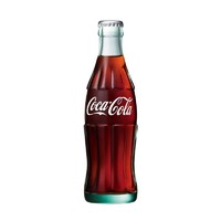 可口可乐 瓶子不用还*框框可利用*日本进口可口可乐复古怀旧玻璃瓶碳酸饮料