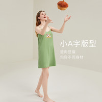 乐町迪士尼联名性感可爱睡裙夏女睡衣新款家居服少女多色吊带裙 维尼吊带裙 S