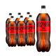 可口可乐 零度 汽水 2L*6瓶 整箱装