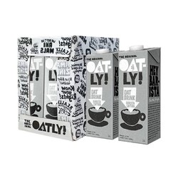 OATLY 噢麦力 原装进口Oatly咖啡大师1L*6瓶原装箱发货欧洲进口OATLY灰色版