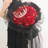浪漫季节 33朵红玫瑰花束 皇冠/小夜灯