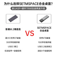 SETMSPACE 合金桌面 M.2固态
