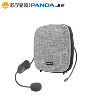 熊猫（PANDA）K80小蜜蜂扩音器教师用腰挂耳麦户外导游用大喇叭扬声喊话器插卡音箱（黑）