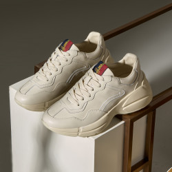 robertadicamerino诺贝达经典百搭老爹鞋男纯色系带鞋子男舒适耐磨