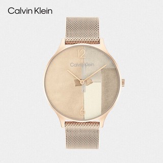 Calvin Klein 凯文克莱（Calvin Klein）CK 永恒款不锈钢表带 时尚石英女表送女友25200006