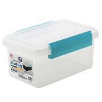 IRIS 爱丽思 冰箱密封食品保鲜盒 2L 天蓝色