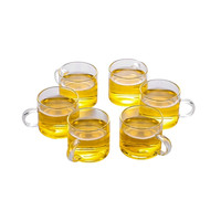 豪峰 耐热透明加厚玻璃茶具套装家用简易功夫泡茶器日式泡茶壶茶杯