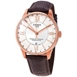 TISSOT 天梭 瑞士手表 杜鲁尔系列 时尚百搭 皮带自动机械表男表T0994293603800