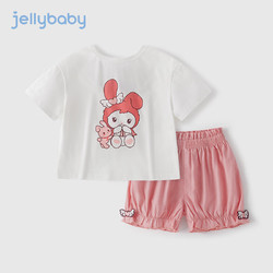 jellybaby 杰里贝比 女童短袖套装