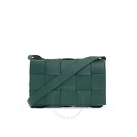 BOTTEGA VENETA Raintree Intreccio编织皮革盒子斜挎包