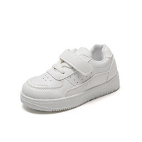 儿童小白鞋新款男女童运动鞋休闲板鞋皮面软底宝宝鞋子单
