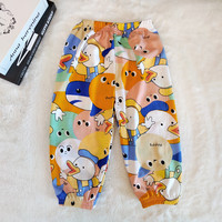 瑄妮薇 儿童卡通防蚊裤男女童夏季薄款宝宝宽松灯笼裤