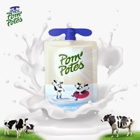 POM'POTES 法优乐 pompotes法国原装进口 法优乐儿童酸奶1-3岁宝宝辅食吸吸零食4袋