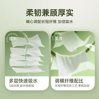 Lam Pure 蓝漂 无芯卷纸 绿野森林系列5000克/50卷（5提）白色厕纸整箱装
