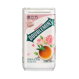 DOUBLEMINT 绿箭 无糖口香糖弹立方清新口气木糖醇糖（18粒*40g*6瓶装）