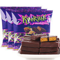 KDV俄罗斯进口KDV紫皮糖扁桃仁夹心巧克力糖果喜糖零食 150g 紫皮糖