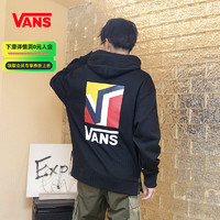 VANS 范斯 男款休闲连帽卫衣 VN0A54JABLK