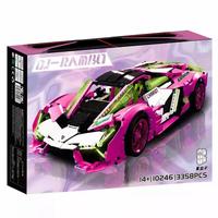 KBOX K盒子 10246 粉三千年 1:8 跑车积木模型