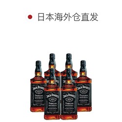 JACK DANIEL‘S 杰克丹尼 JACK DANIEL'S杰克丹尼洋酒威士忌1000mlx6瓶调酒