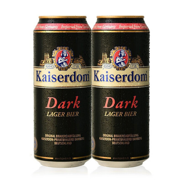 Kaiserdom 凯撒 黑啤 500ml*2瓶