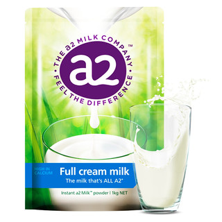a2 艾尔 全脂成人奶粉1kg（效期24.2）