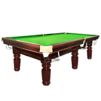 韦步 S002台球桌 标准美式黑八成人室内台球桌家用单位高配台球桌