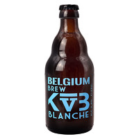 Fruli 芙力 布雷帝国啤酒比利时原装进口KVB精酿小麦白啤330ml*4瓶