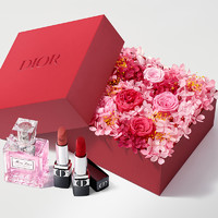 Dior 迪奥 花漾红唇礼盒 迪奥香水口红礼物 花盒