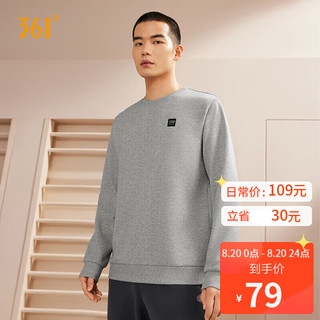 361° 男子运动套头衫 652234802D 深花灰 XXXXL