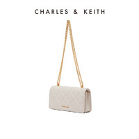 CHARLES & KEITH CHARLES＆KEITH女包CK6-10680924女士油画菱格斜挎包