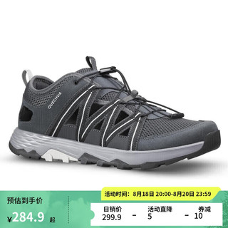 DECATHLON 迪卡侬 官网登山鞋男户外凉鞋夏季透气轻便徒步鞋ODS黑灰色42-4015399