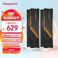 阿斯加特（Asgard）32GB(16Gx2)套装 DDR5 6000 台式机内存条 金伦加&TUF联名款 海力士精选颗粒