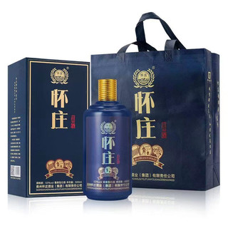 怀庄 韵品 酱香型白酒 固态纯粮优级 整箱53度500ml*6瓶