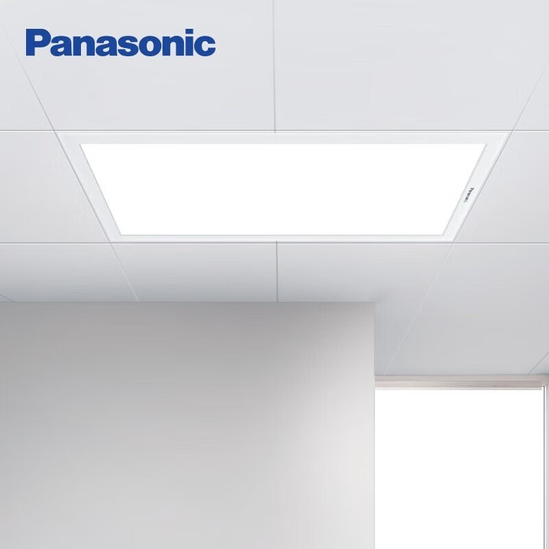 Panasonic 松下 厨房面板长灯集成吊顶灯厨卫灯嵌入吸顶灯铝扣板嵌入式LED30*60平板灯
