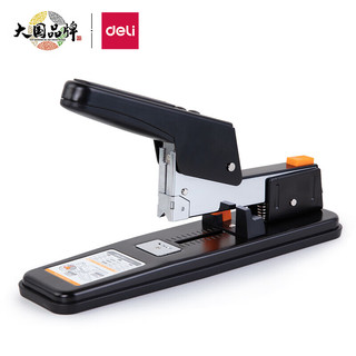 DL 得力工具 Comix 齐心 0392 重型订书机 黑色 单台装