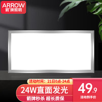 ARROW 箭牌卫浴 ARROW1 LED浴灯 拉丝银 300*600 24W