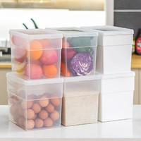 IRIS 爱丽思 冰箱收纳保鲜盒厨房食品蔬菜零食塑料储物盒居家杂粮桶