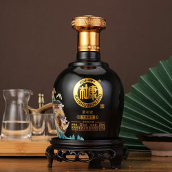 baishuidukang白水杜康蓝花瓷大唐盛世白酒整箱52度500ml2瓶礼盒装