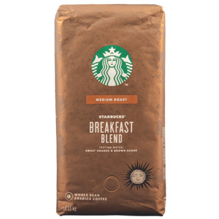 STARBUCKS 星巴克 早餐综合咖啡豆中度烘焙1.13kg