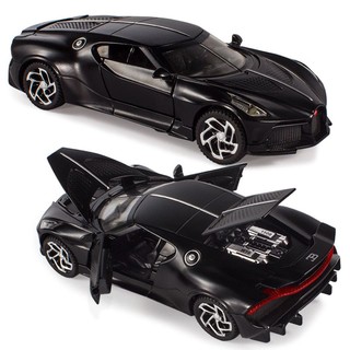 XHD 新豪迪 1:32布加迪合金汽车模型儿童声光回力玩具车男孩男友礼物车饰摆件