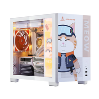 Segotep 鑫谷 机箱橘影橙定制版孟菲斯青春版（上下垂直风道/240水冷位/MATX主板位/兼容40显卡）