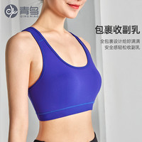 青鸟瑜伽服运动内衣防震聚拢无钢圈收副乳防下垂美背健身初心抹胸