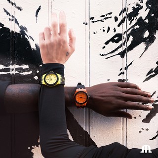 艾美 瑞士手表时尚多功能石英男表防水夜光腕表 AI2008-50050-300-0（橙40mm）