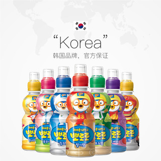pororo啵乐乐儿童饮料韩国进口网红果味果汁整箱24瓶饮品