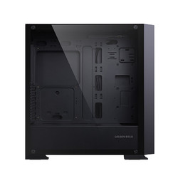GOLDEN FIELD 金河田 预见99A 黑色 台式电脑机箱 支持双360水冷/E-ATX主板/7把风扇位/全侧透
