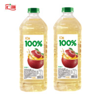 88VIP：汇源 100%果汁苹果汁2L*1瓶装纯正果味果蔬汁大容量家庭聚会装