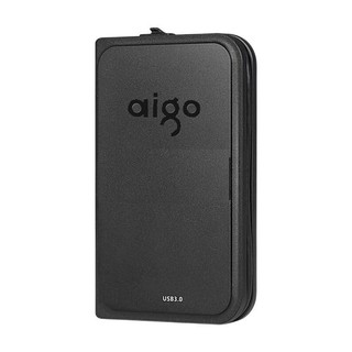 aigo 爱国者 HD806 2.5英寸 1.5米抗震防摔 USB移动机械硬盘 1TB USB3.0 黑色