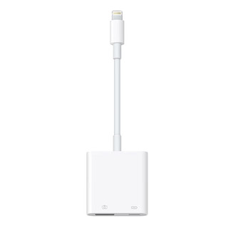 Apple 苹果 原装Lightning/闪电转USB 3相机转换器适用iPhone/iPad手机平板转接头转接器