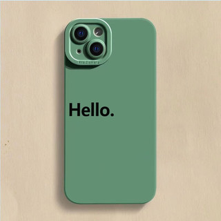 iPhone6-14系列 Hello手机壳 蓝色 iPhone 13